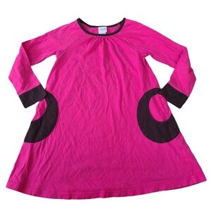Circo Girls 5T Pink Brown Long Sleeve Dress A Line